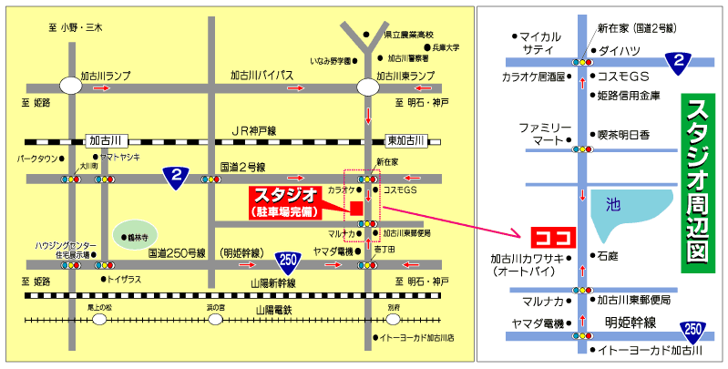 プリントスタジオｓａｔｏ店舗 地図